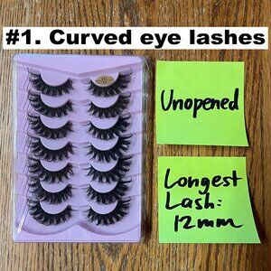 False Eye Lashes In Various Styles